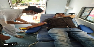 Blood donation Camp at Manja(27 July,2021)